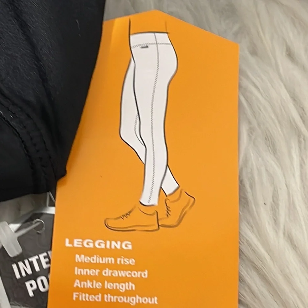 AVIA LEGGING Small Waist Interior Pocket Medium Rise with Mesh NEW - Picture 11 of 13